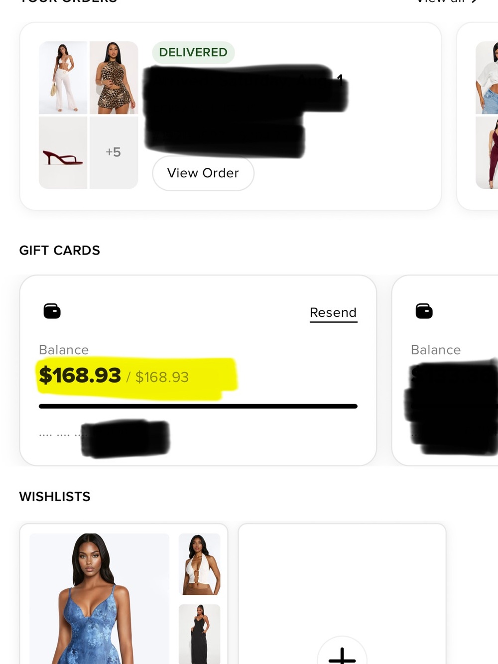 Fashion Nova GIFT CARDS